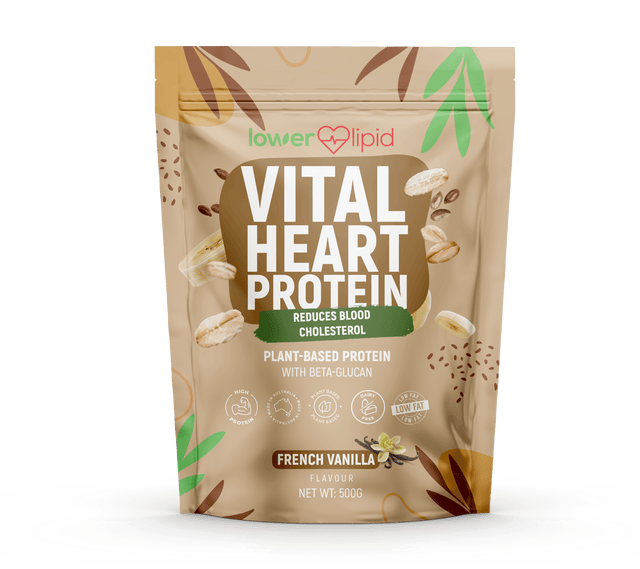 Lower Lipid Vital Heart Protein French Vanilla pouch
